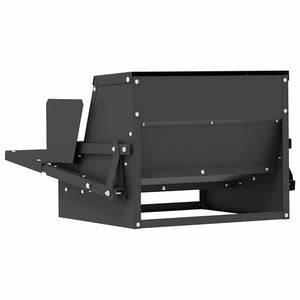 Kyckling Trampmatare Svart 50 x 40 x 29 cm Kallvalsat Stål