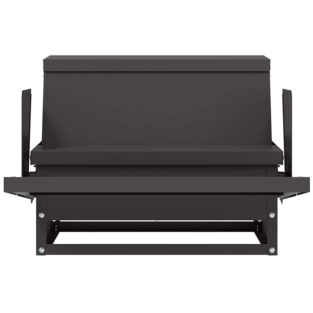 Kyckling Trampmatare Svart 50 x 40 x 29 cm Kallvalsat Stål