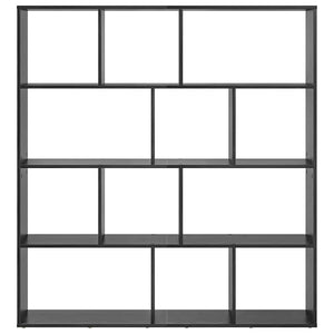 Bokskåp Svart Ek 132 x 29 x 141,5 cm Konstruerat trä