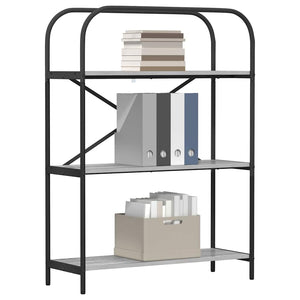 Hyllsystem Grå Sonoma 80 x 30 x 109 cm Konstruerat trä