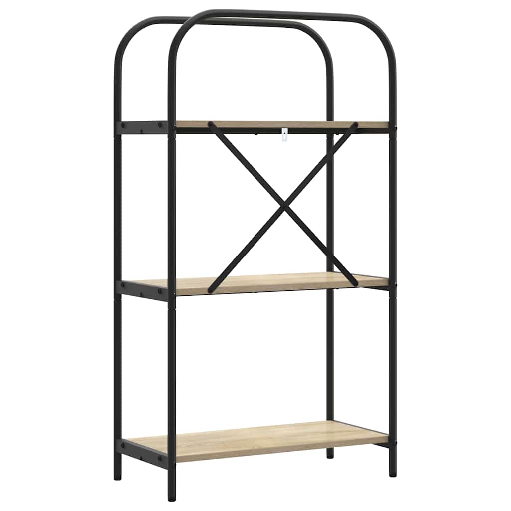 Hyllsystem Sonoma-ek 60 x 30 x 109 cm Konstruerat trä