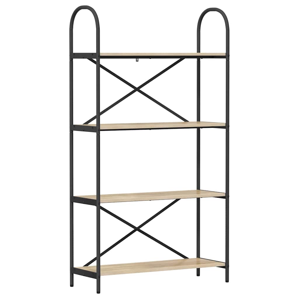 Hyllsystem Sonoma-ek 80 x 30 x 146 cm Konstruerat trä