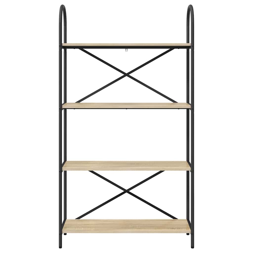 Hyllsystem Sonoma-ek 80 x 30 x 146 cm Konstruerat trä