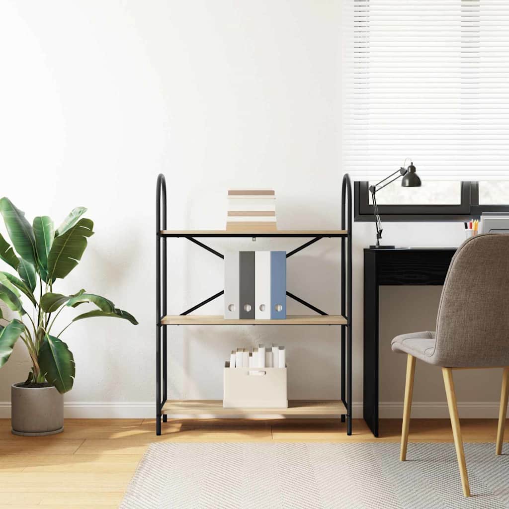 Hyllsystem Sonoma-ek 80 x 30 x 109 cm Konstruerat trä