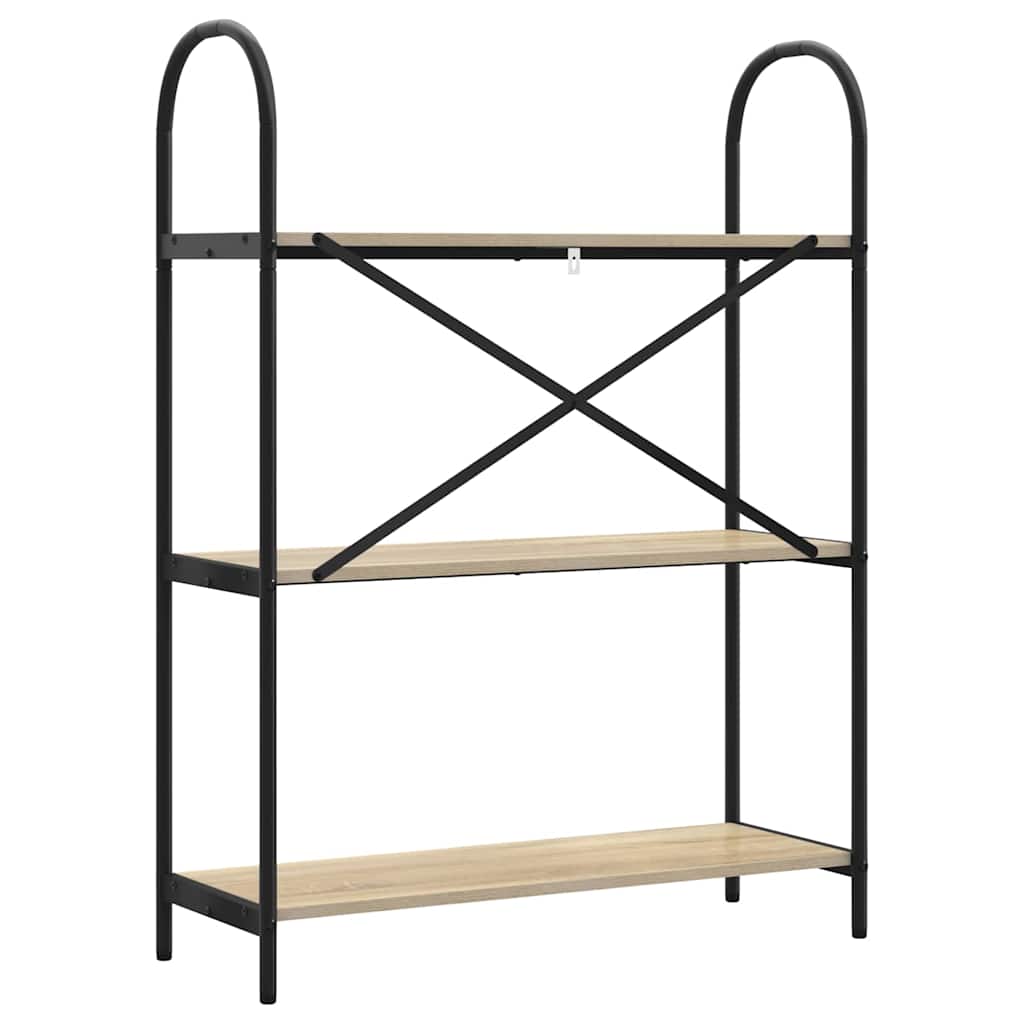 Hyllsystem Sonoma-ek 80 x 30 x 109 cm Konstruerat trä