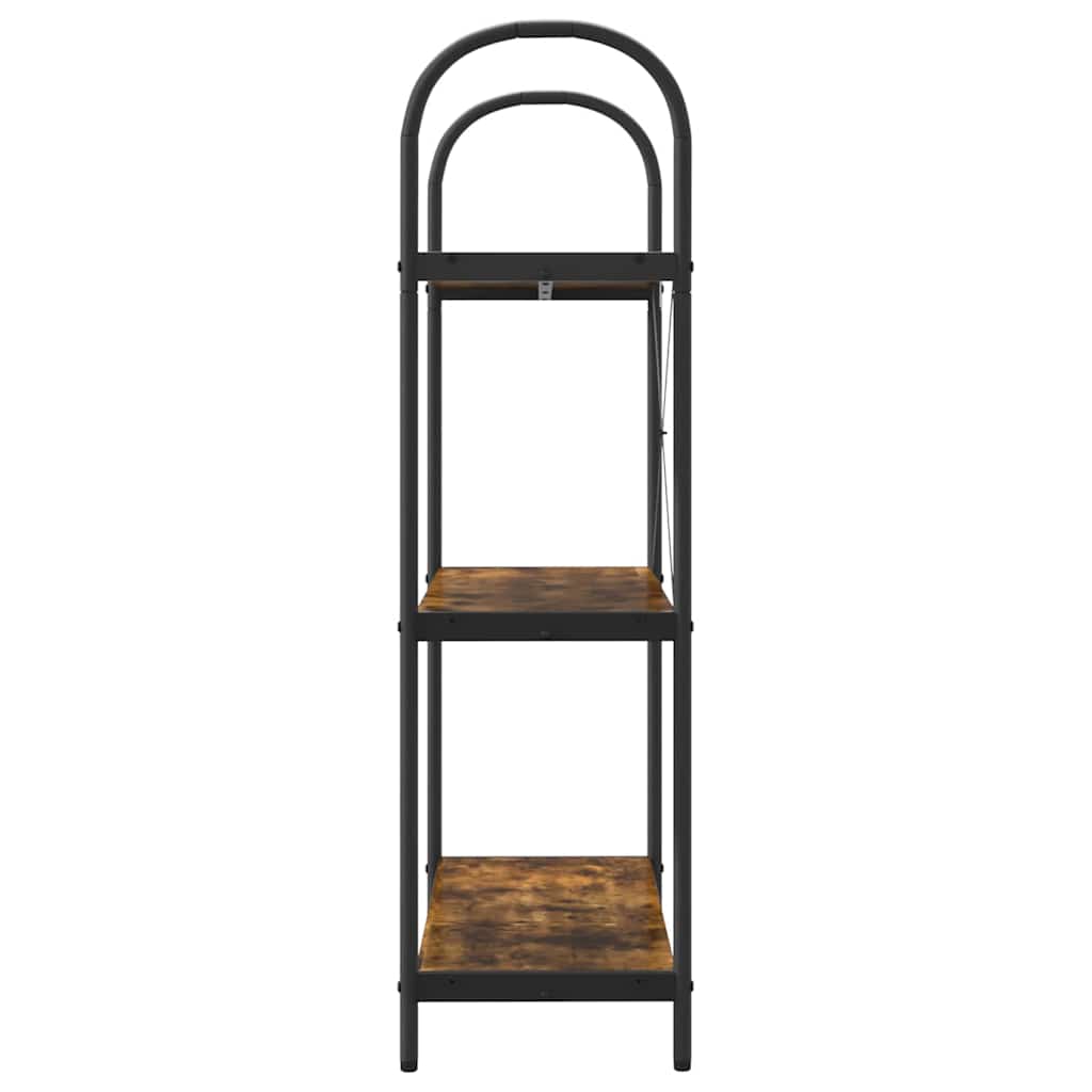 Hyllsystem Rökt ek 80 x 30 x 109 cm Konstruerat trä