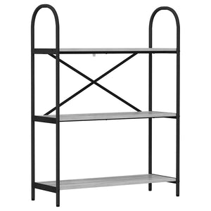 Hyllsystem Grå Sonoma 80 x 30 x 109 cm Konstruerat trä