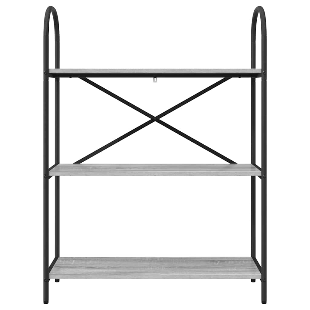 Hyllsystem Grå Sonoma 80 x 30 x 109 cm Konstruerat trä