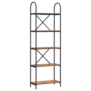 Hyllsystem Gammalt trä 60 x 30 x 183 cm Konstruerat trä