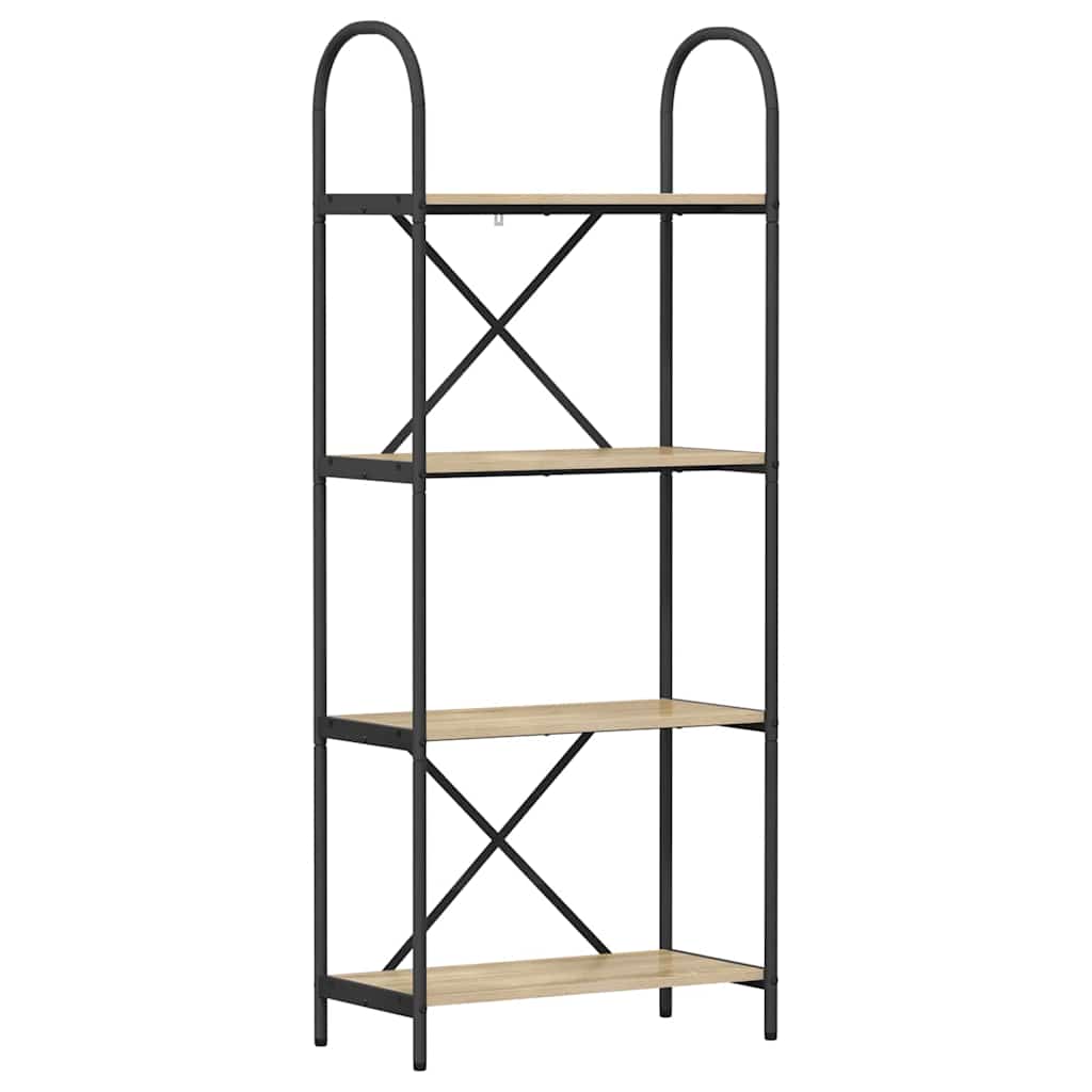 Hyllsystem Sonoma-ek 60 x 30 x 146 cm Konstruerat trä