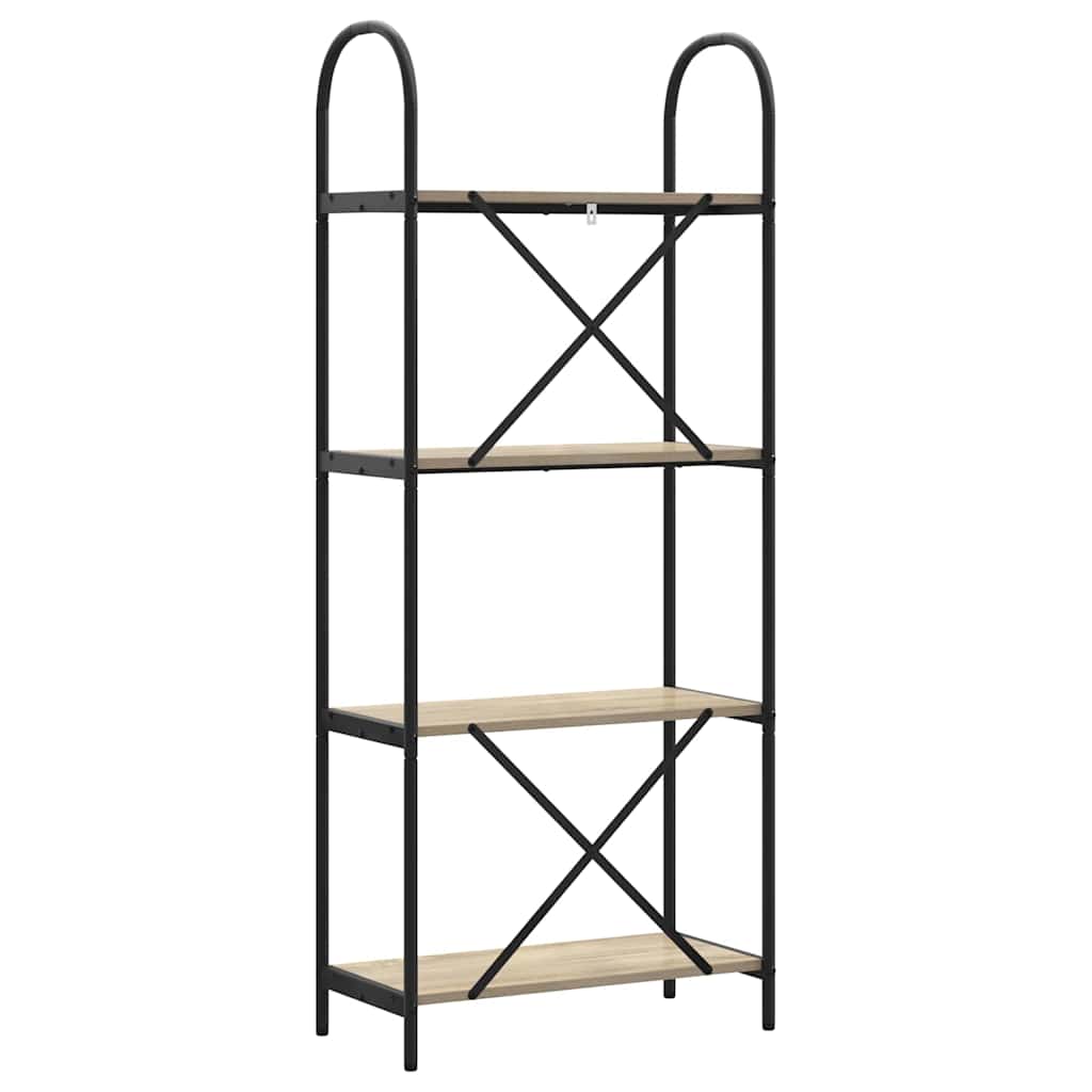 Hyllsystem Sonoma-ek 60 x 30 x 146 cm Konstruerat trä