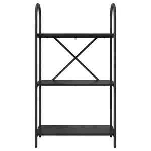 Hyllsystem Svart Ek 60 x 30 x 109 cm Konstruerat trä