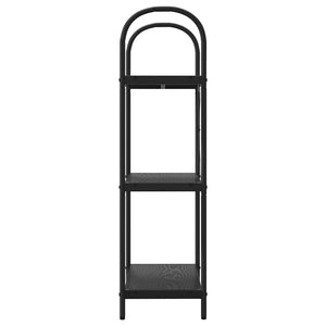 Hyllsystem Svart Ek 60 x 30 x 109 cm Konstruerat trä