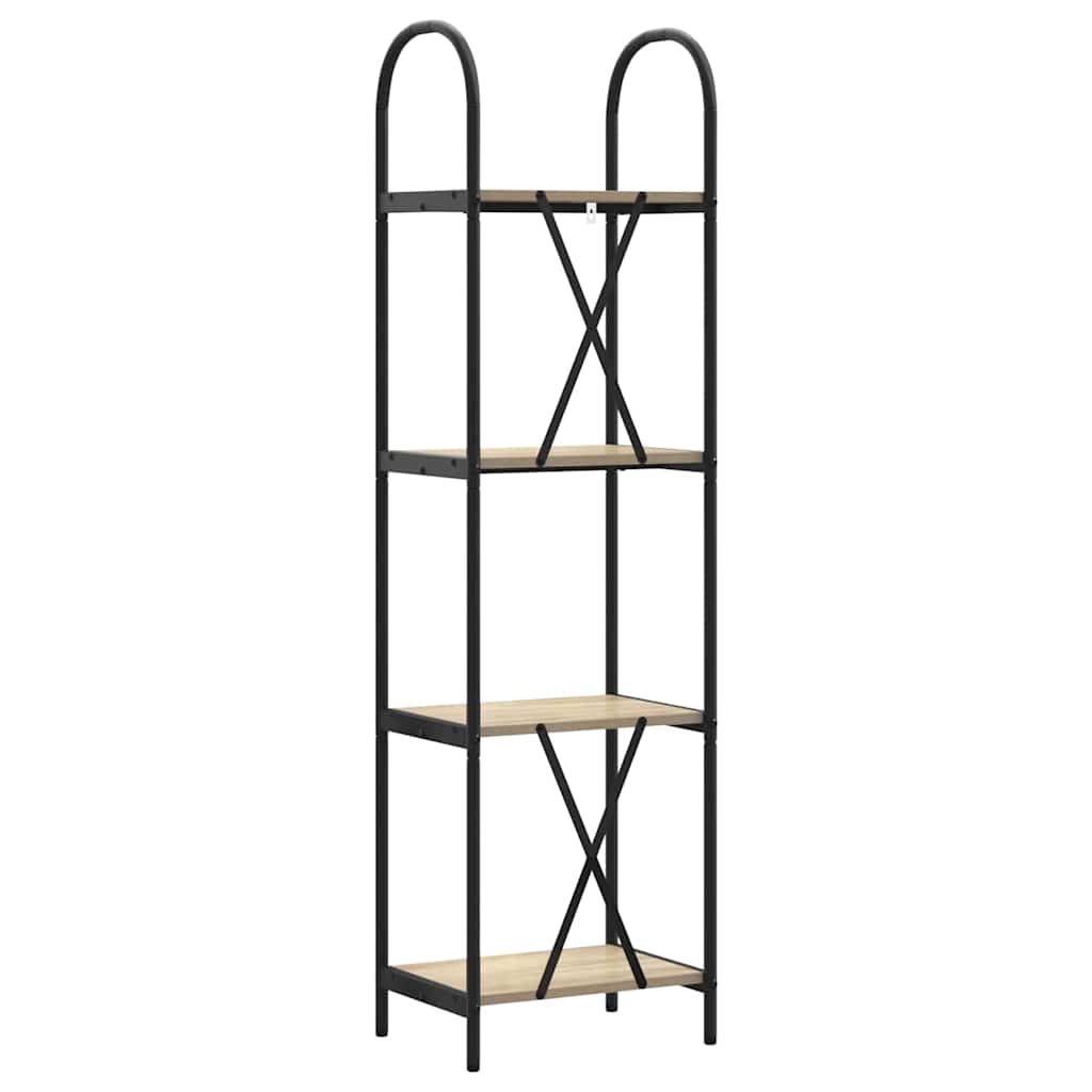 Hyllsystem Sonoma-ek 40 x 30 x 146 cm Konstruerat trä