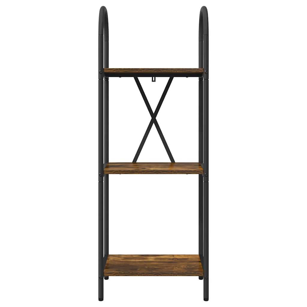 Hyllsystem Rökt ek 40 x 30 x 109 cm Konstruerat trä