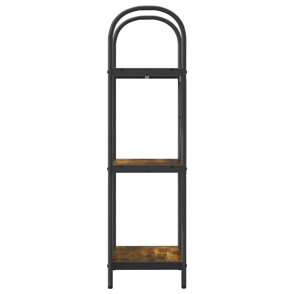 Hyllsystem Rökt ek 40 x 30 x 109 cm Konstruerat trä