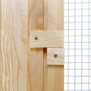 Hönsgård Brun 75 x 60 x 89 cm Massiv furu