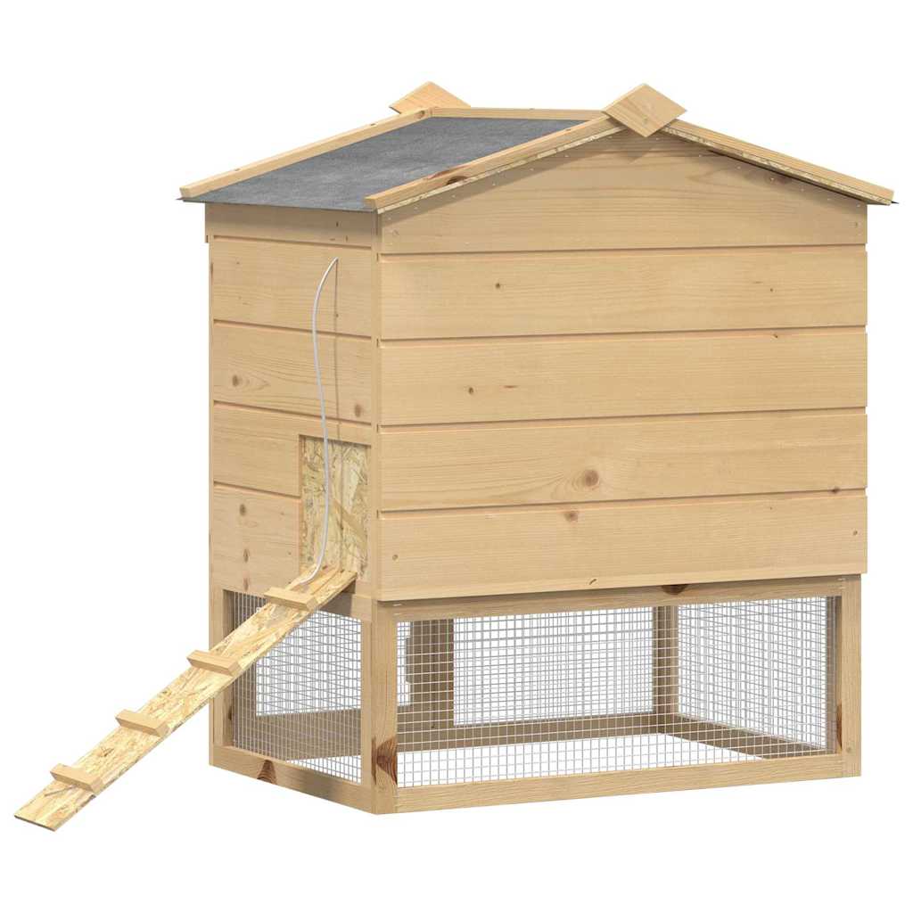 Hönsgård Brun 75 x 60 x 89 cm Massiv furu