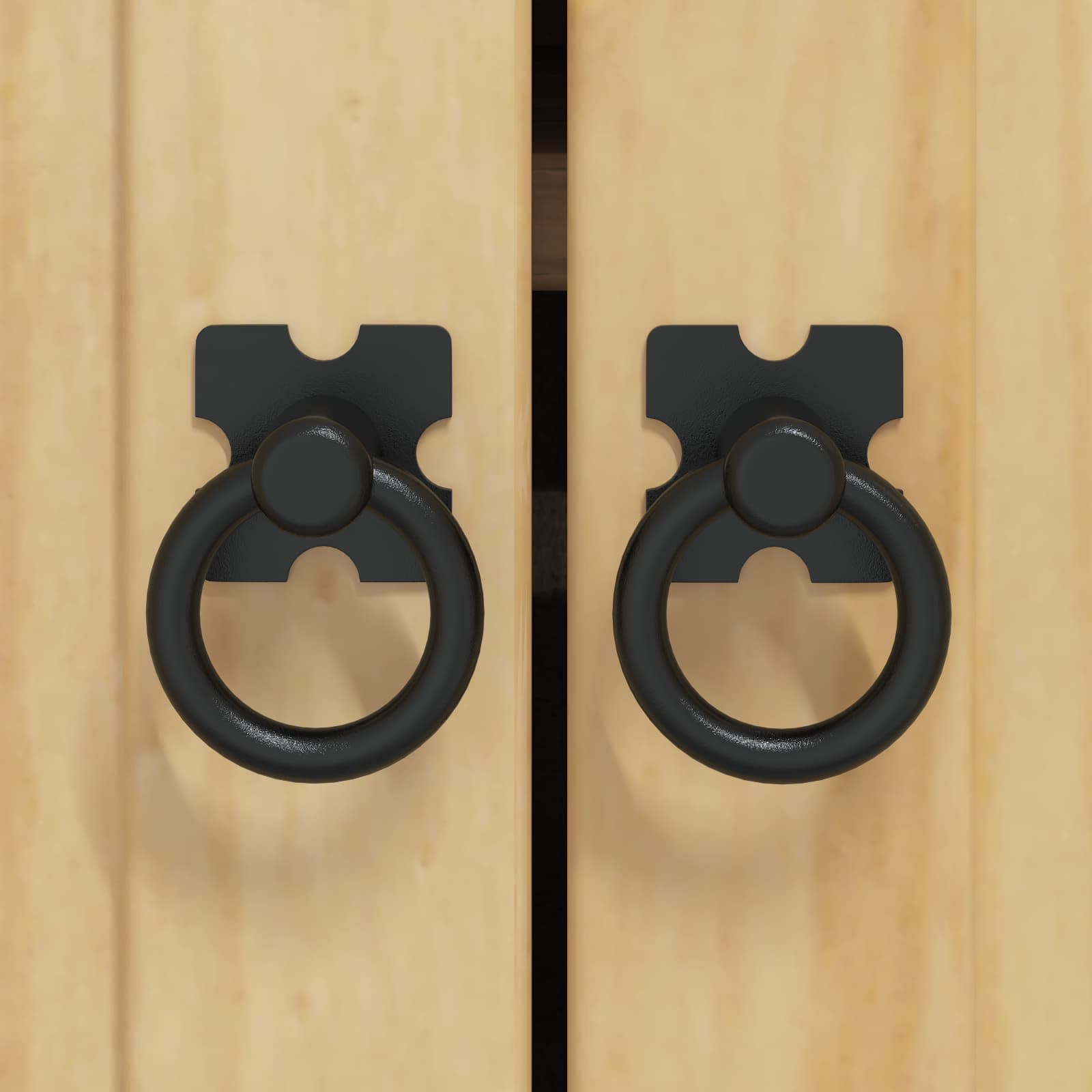 Skåp med hylla med lagring med dörr 4 pcs Honung Massiv furu