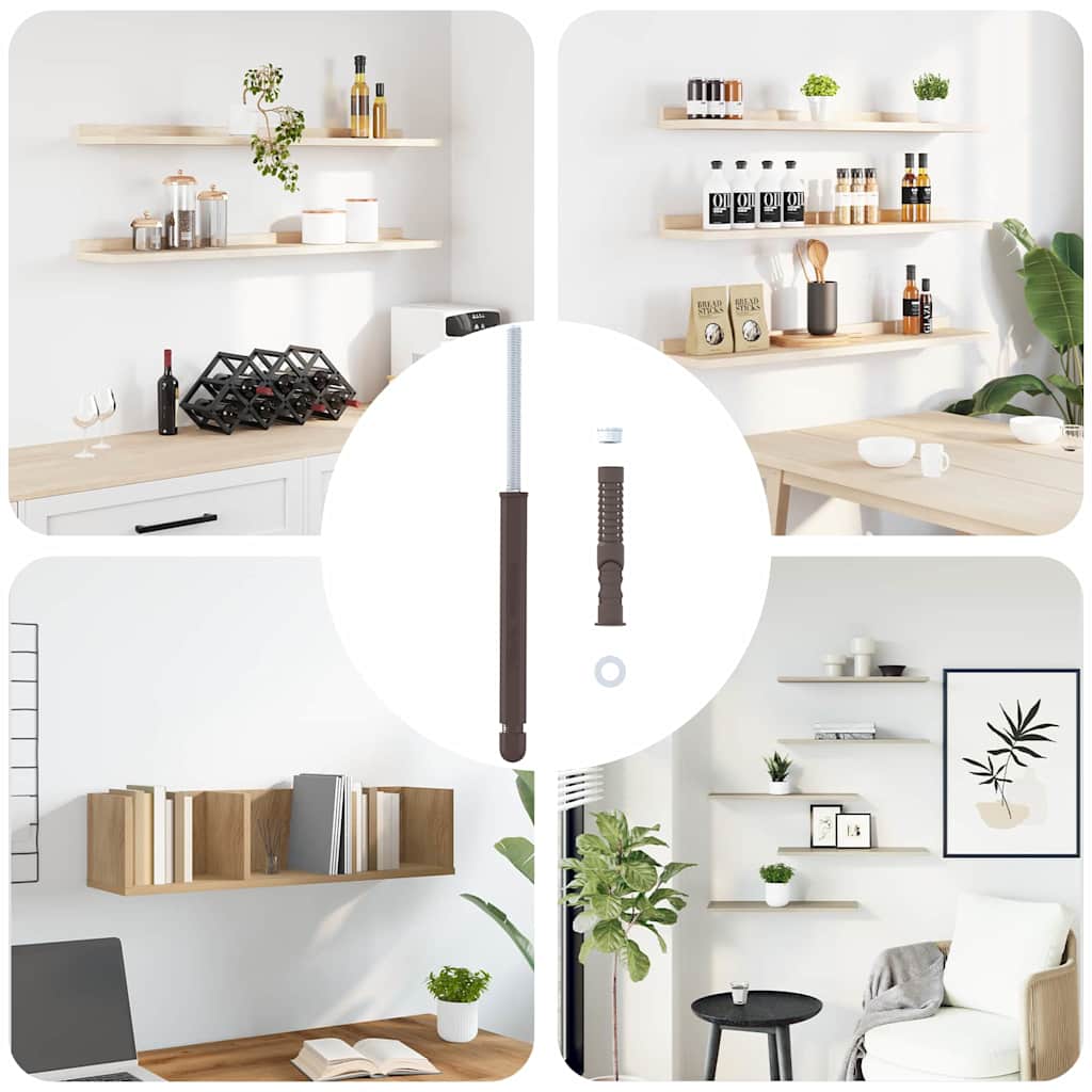 Flytande hyllstöd 12 Beige Ø14 x 210 mm Stål