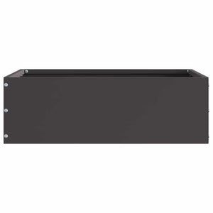 Kant för gräsmatta Svart 40 x 40 x 13 cm Stål