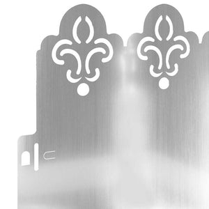 Gräskanter 20 pcs Silver 103 x 0,05 x 22 cm Galvaniserat Stål