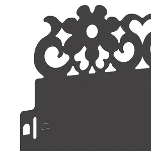 Gräskanter 20 pcs Svart 103 x 0,05 x 22 cm Stål