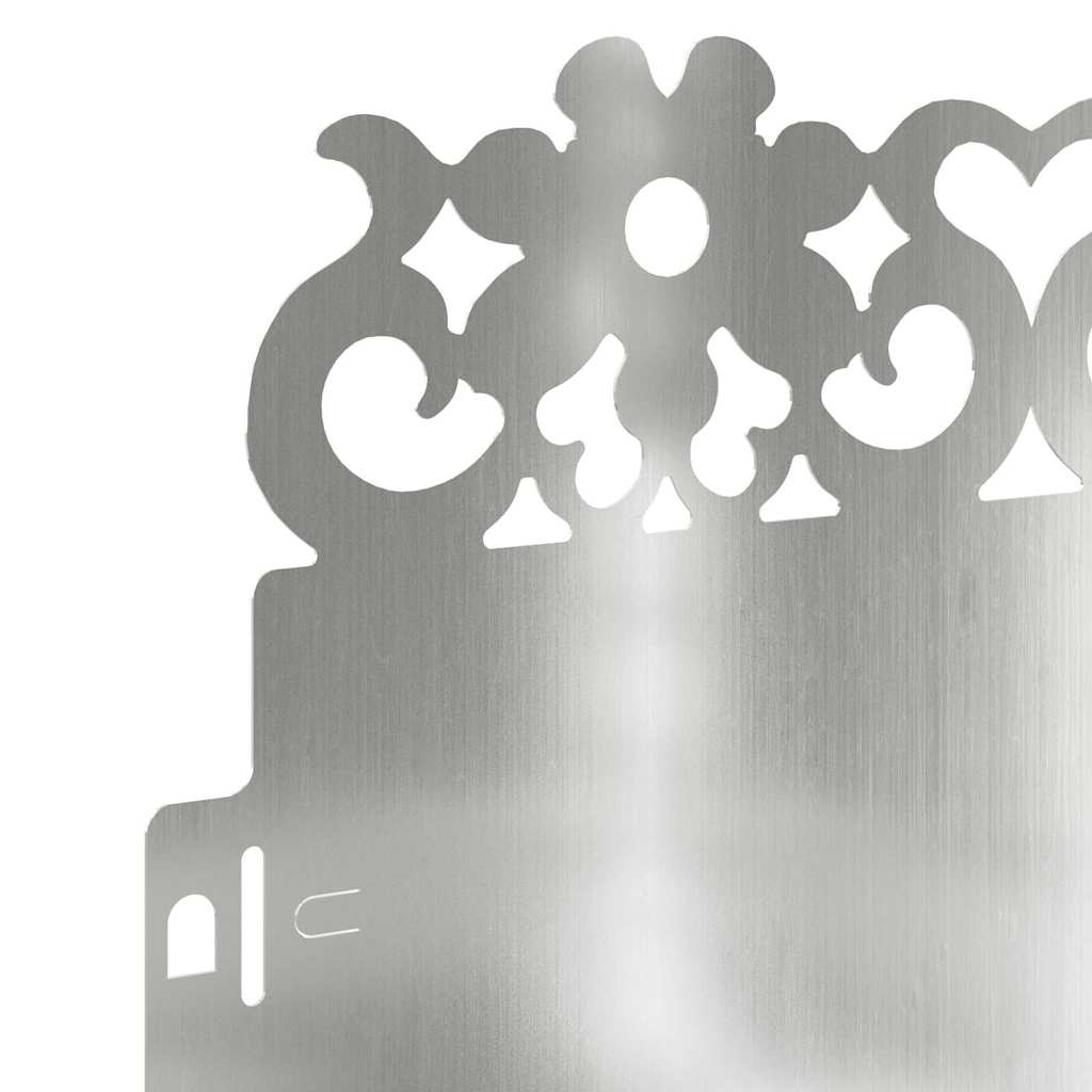 Gräskanter 20 pcs Silver 103 x 0,05 x 22 cm Galvaniserat Stål