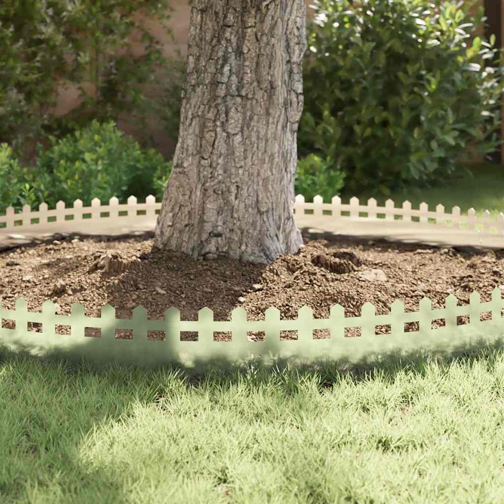 Gräskanter 20 pcs Silver 103 x 0,05 x 22 cm Rostfritt stål