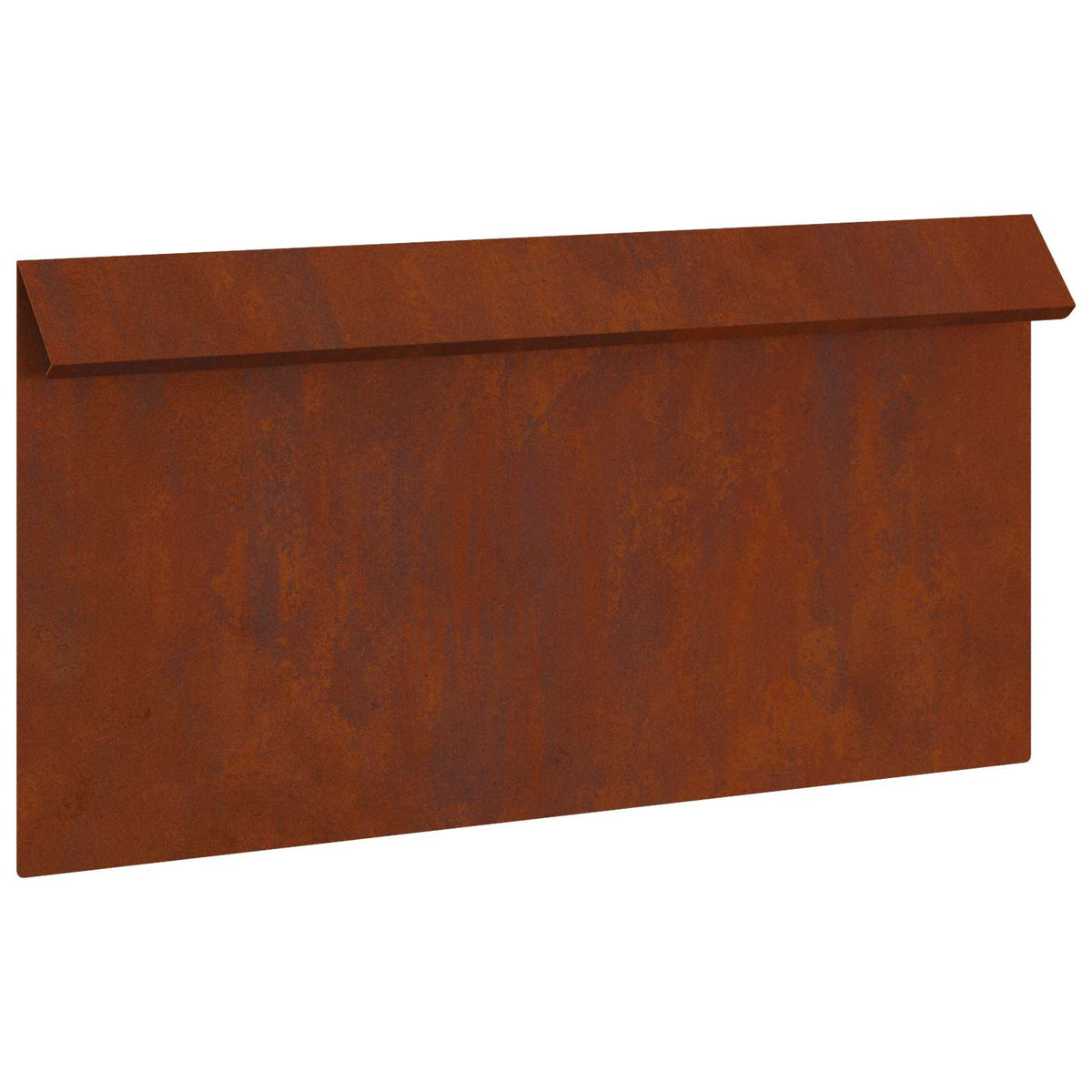 Snigelfence 50 x 3,5 x 25 cm Väderbeständig stål Rostig