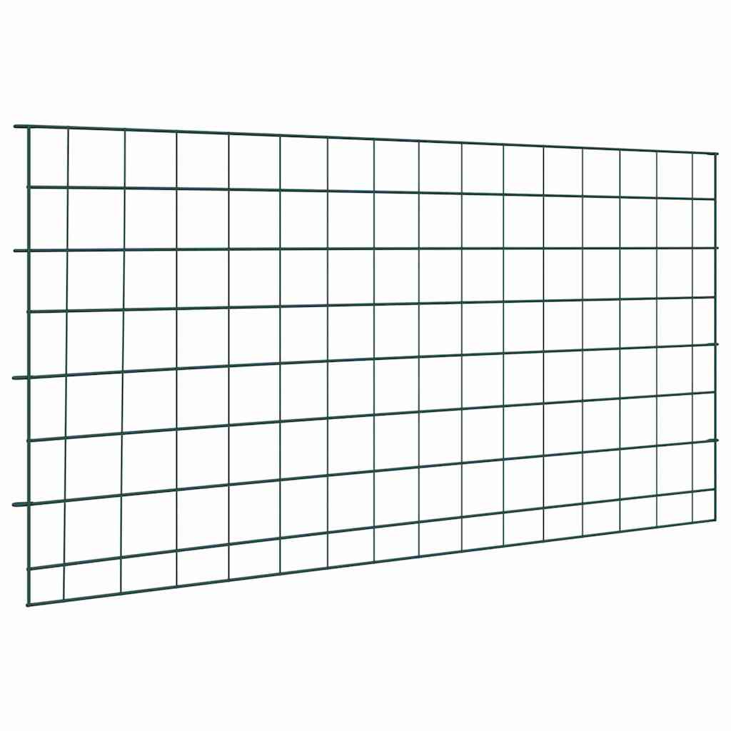 Dammskydd Set 5 pcs Grön 100 x 50 cm Stål