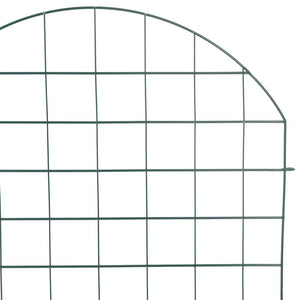 Dammskydd Set 8 pcs Grön 50 x 80 cm Stål