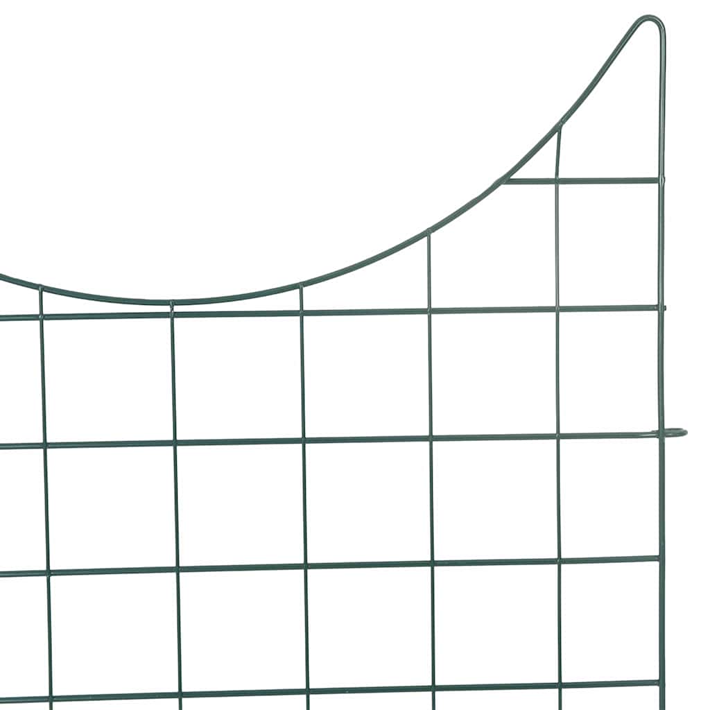 Dammskydd Set 8 pcs Grön 50 x 80 cm Stål