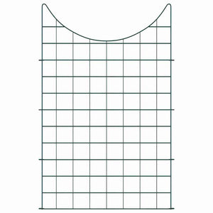 Dammskydd Set 8 pcs Grön 50 x 80 cm Stål