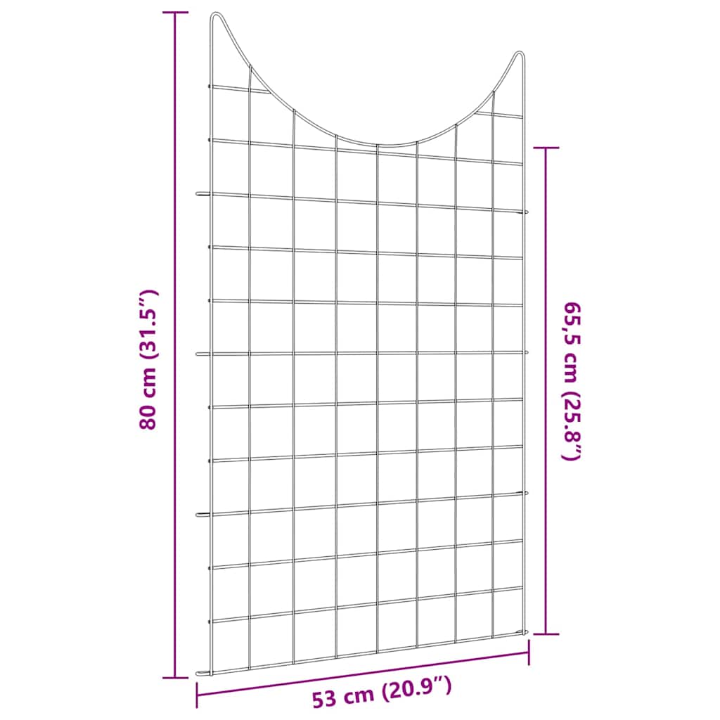 Dammskydd Set 8 pcs Grön 50 x 80 cm Stål