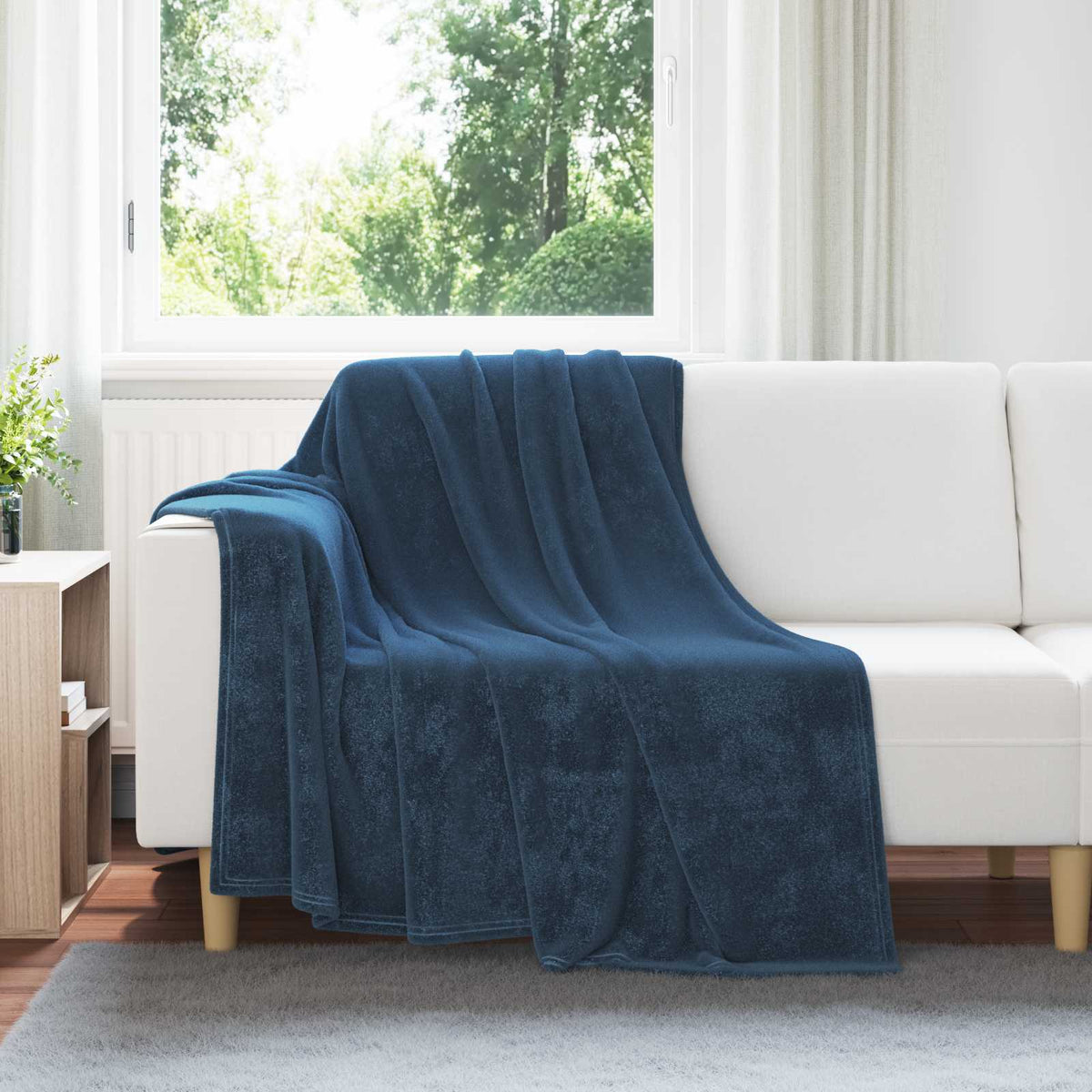 Filt Mörkblå 150 x 200 cm 0.78 kg Fleece