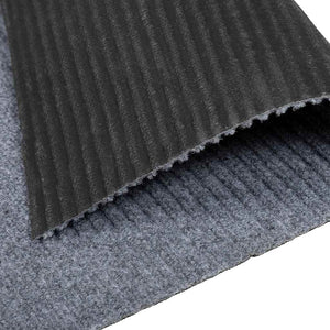 Matta-runner Ljusgrå 80 x 200 cm tyg