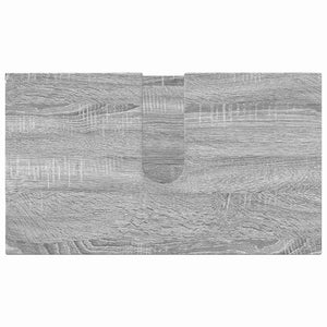 Badrumsmöbelset 3 pcs Grå Sonoma Konstruerat trä & Metall