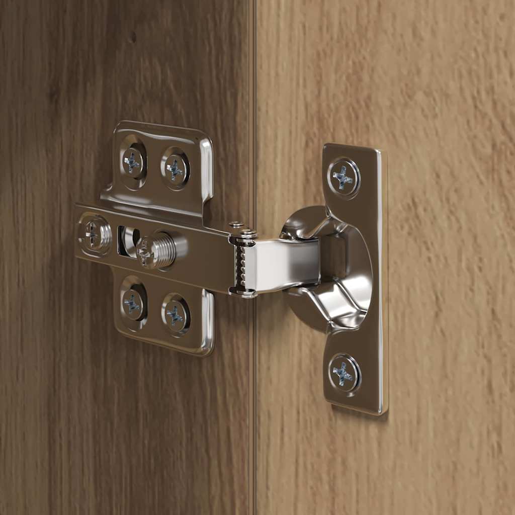 TV-bänkset Väggmonterad 3 pcs Artisan Ek Konstruerat trä