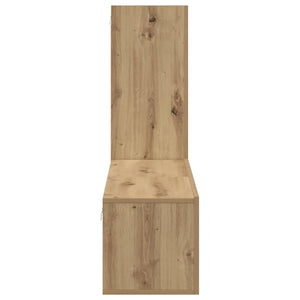 TV-bänkset Väggmonterad 3 pcs Artisan Ek Konstruerat trä