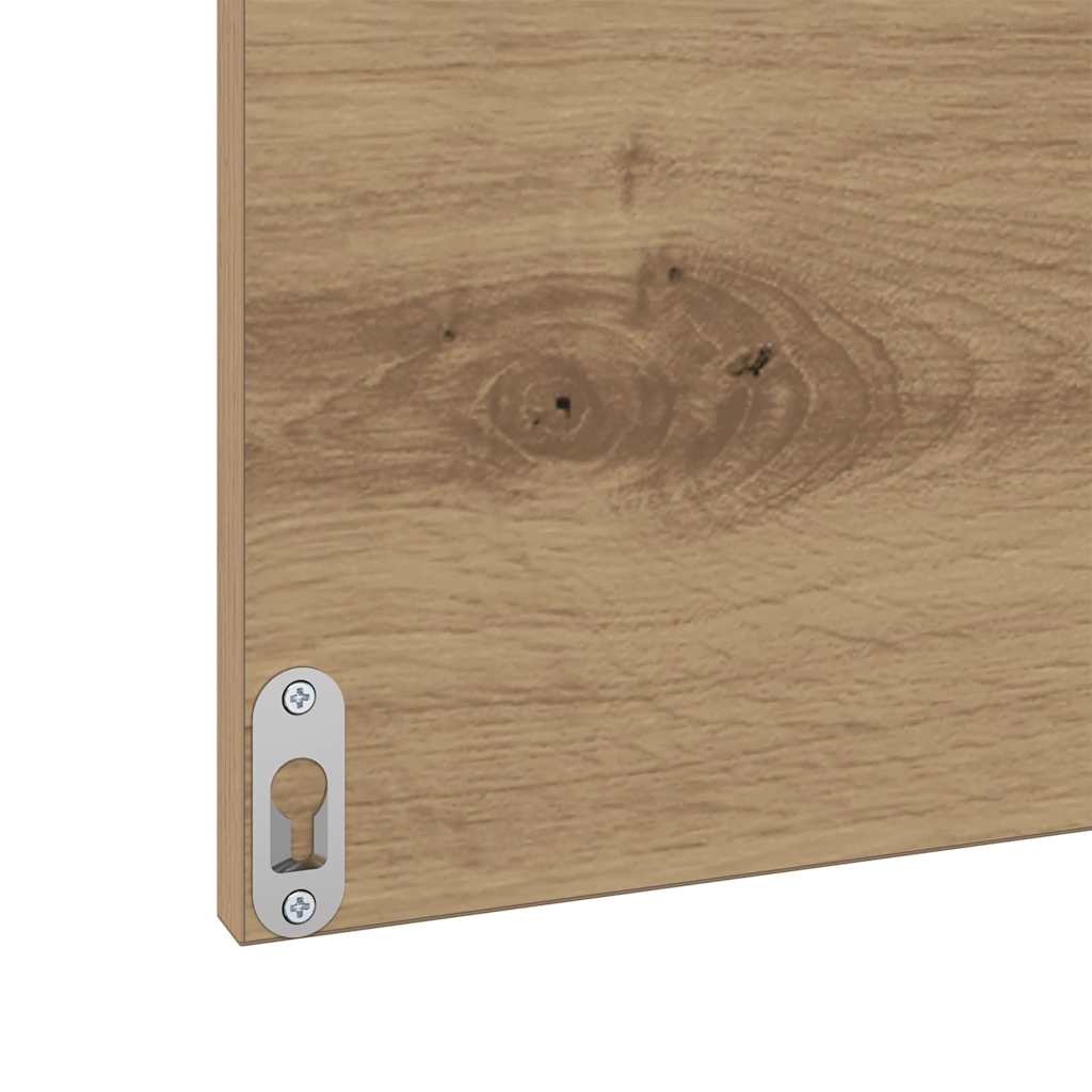 Badrumsmöbelset med låda 3 pcs Artisan Ek Konstruerat trä