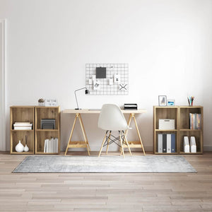 TV-bänkset 4 pcs Artisan Ek 37 x 37 x 72 cm Konstruerat trä