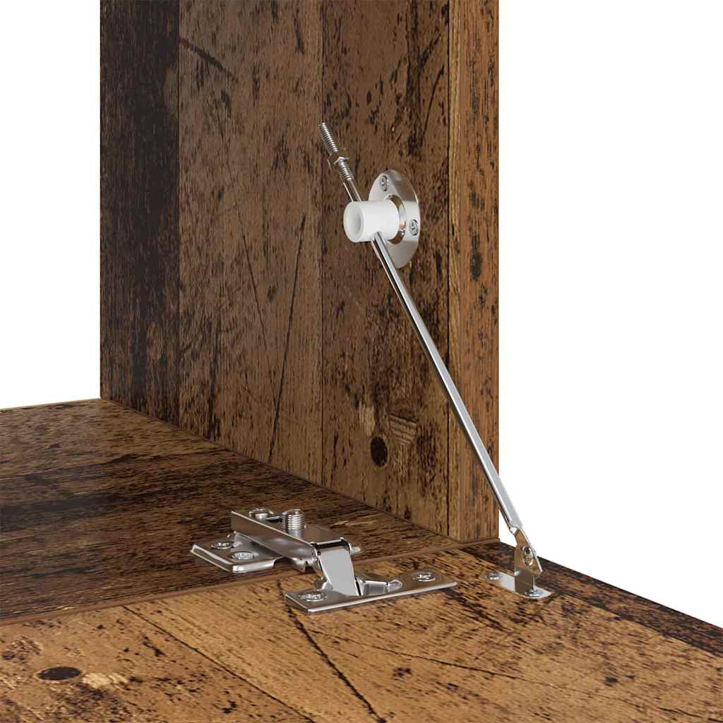 TV-bänkset 4 pcs Gammalt trä 60 x 30 x 30 cm Konstruerat trä