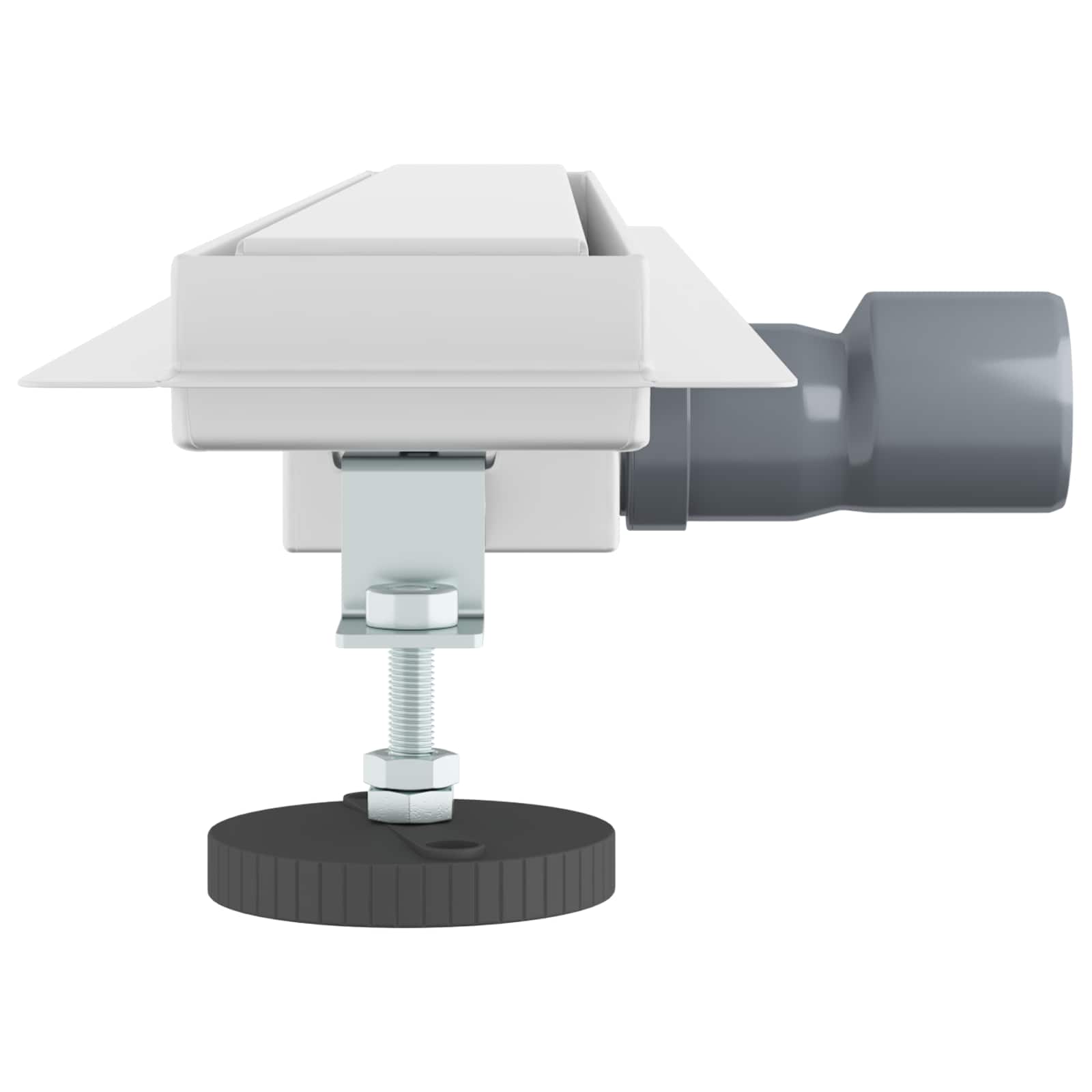 2 i 1 Duschavlopp Silver 80 cm Rostfritt Stål 304