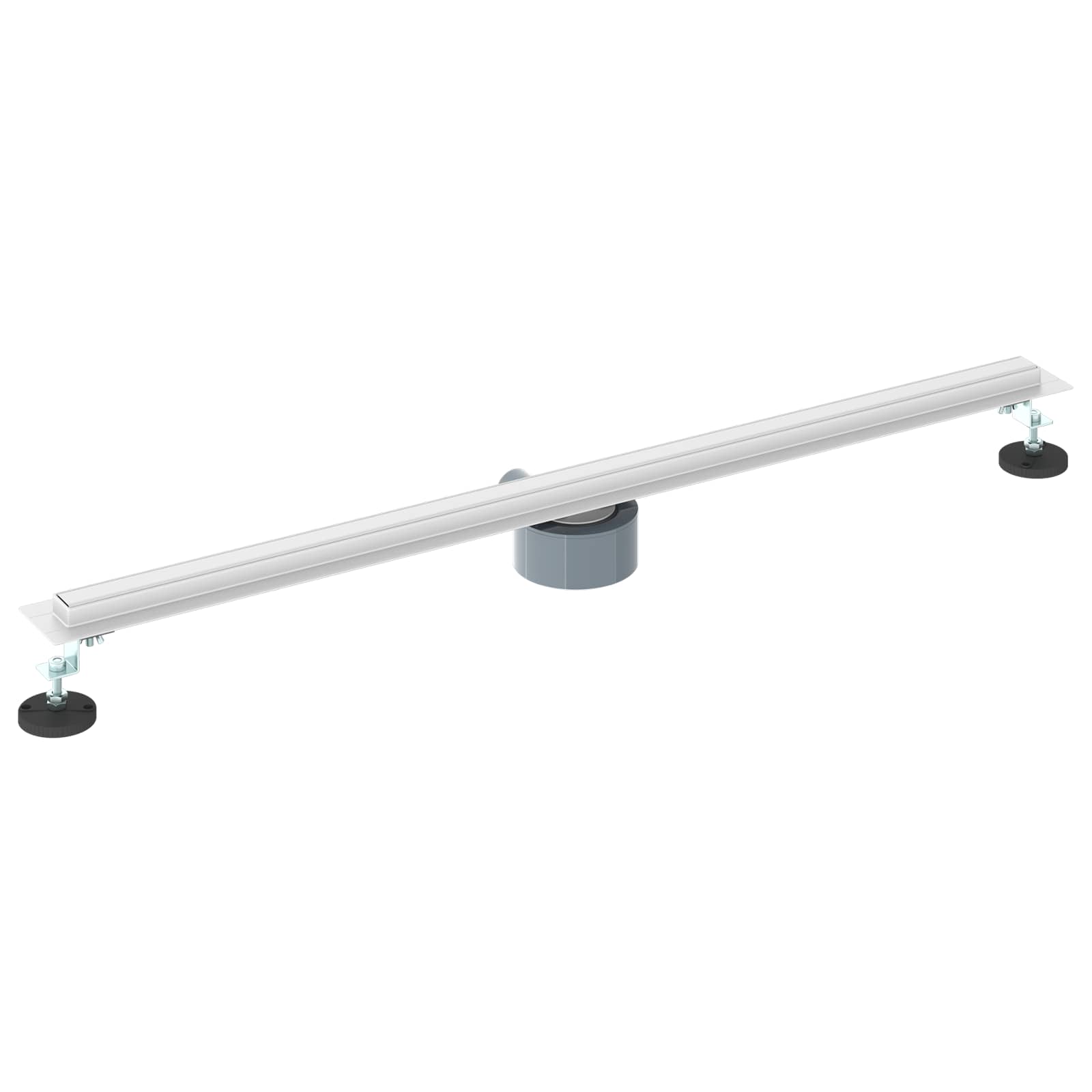 360° Duschavlopp med smal modell Silver 90 cm