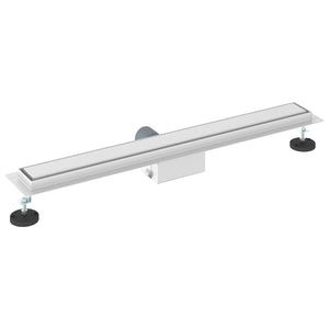 2 i 1 Duschavlopp Silver 70 cm Rostfritt Stål 304