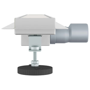 2 i 1 Duschavlopp Silver 70 cm Rostfritt Stål 304