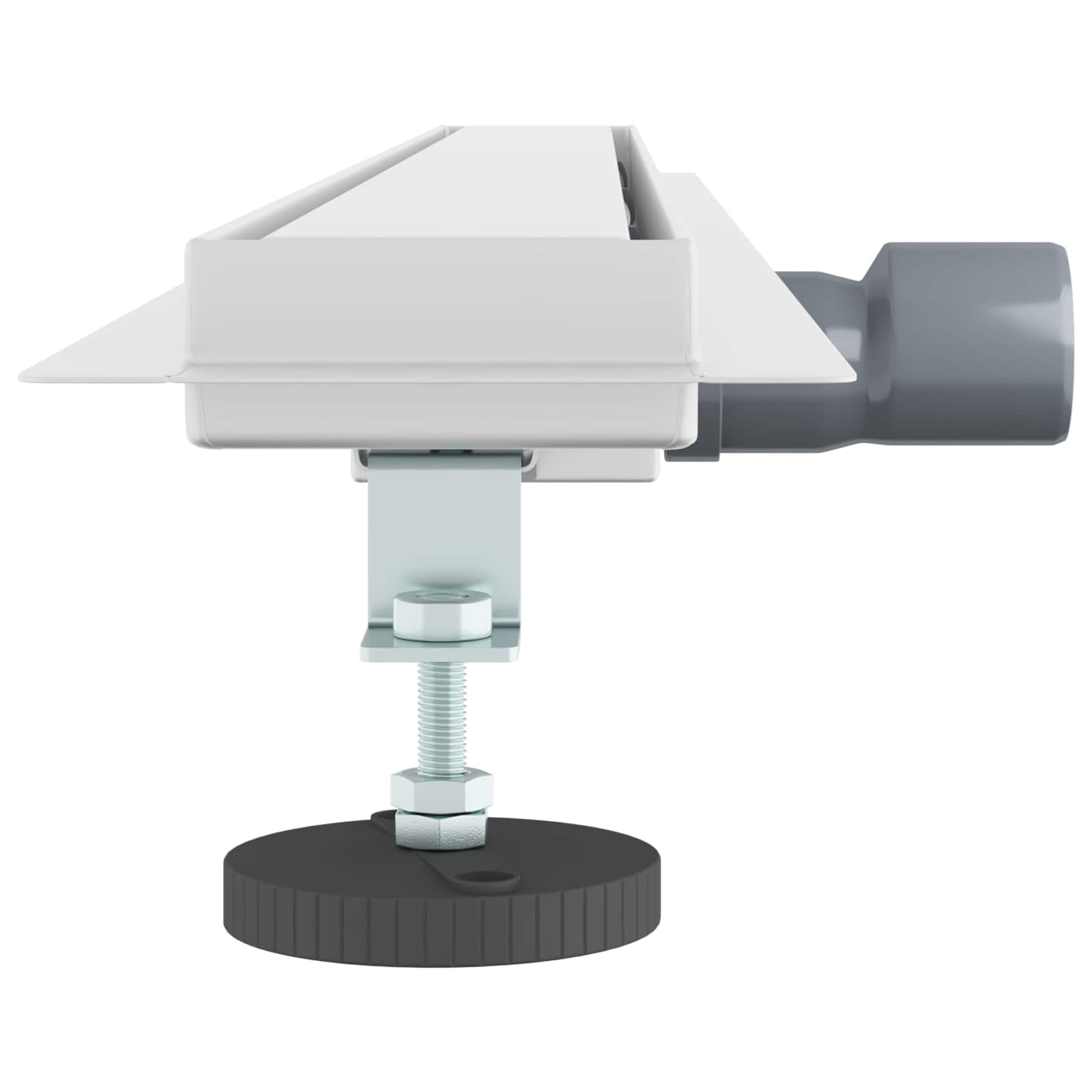 2 i 1 Duschavlopp Silver 100 cm Rostfritt Stål 304