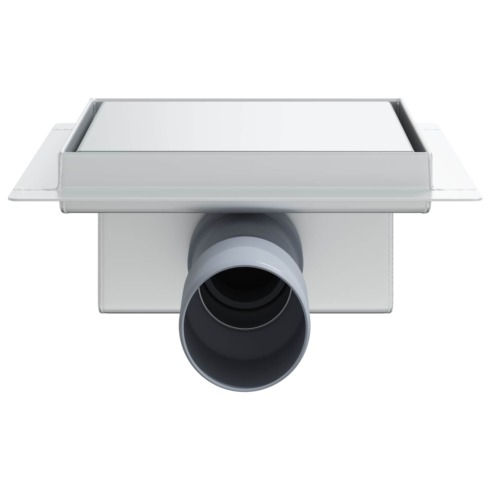 2 i 1 duschavlopp Silver 15 x 15 cm Rostfritt Stål 304