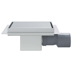 2 i 1 duschavlopp Silver 15 x 15 cm Rostfritt Stål 304